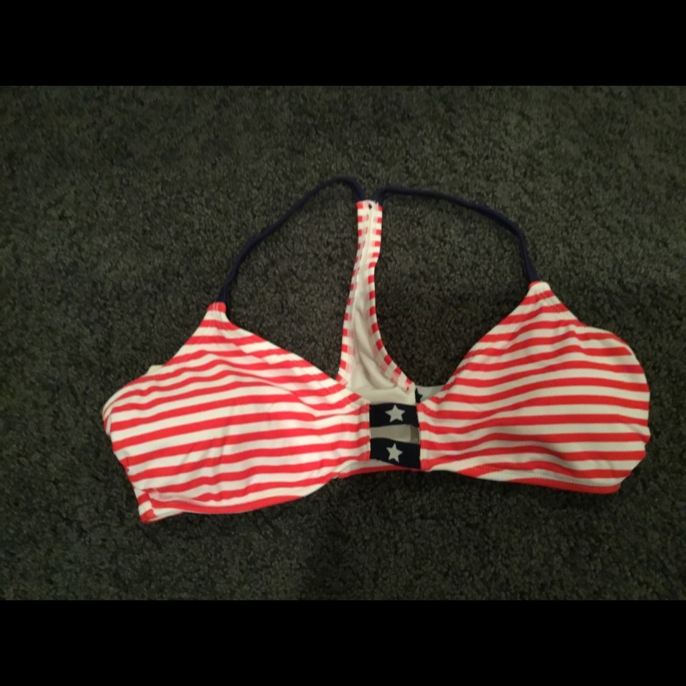 American Flag Swimsuit Top